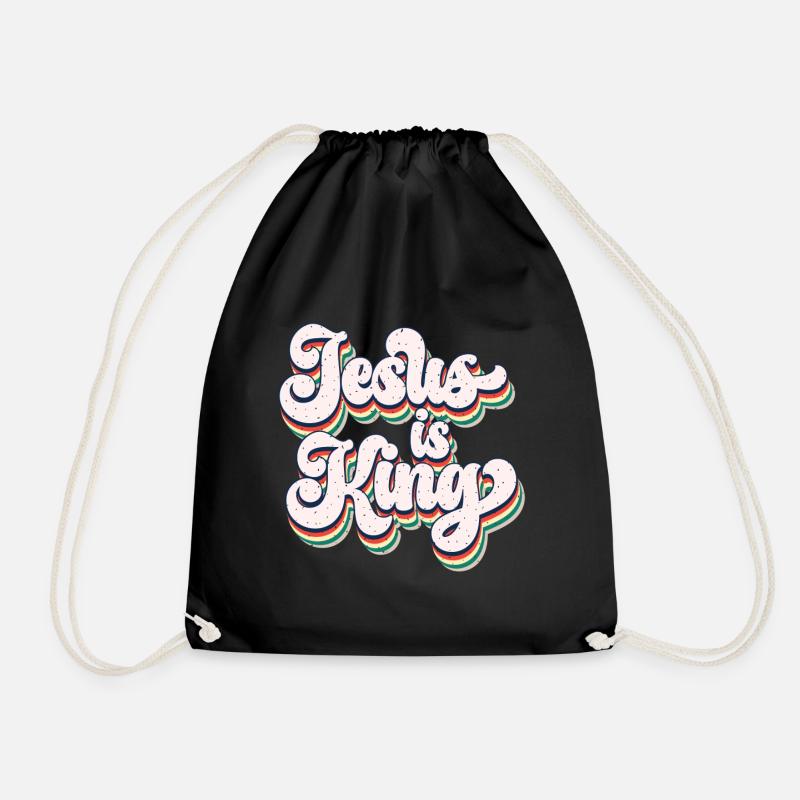 Jesus Is King - Turnbeutel - Schwarz