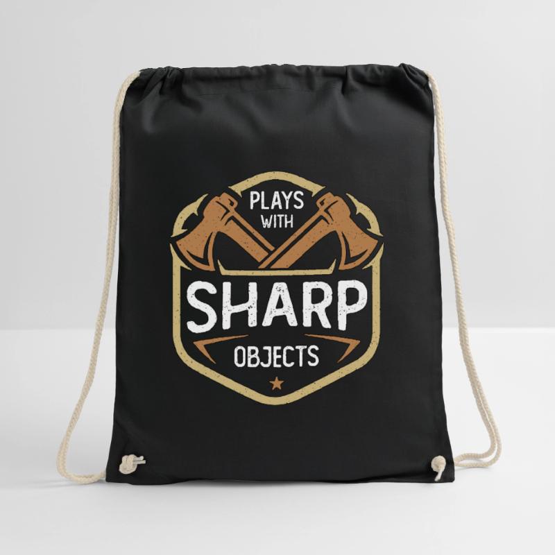 Axe Throwing Plays With Sharp Objects Double Ax Turnbeutel