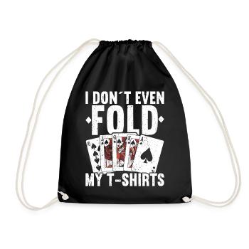 Poker - Sac de sport léger - noir - Devant