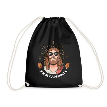 Holy Cocktail Jesus Christ Cocktail Drink - Drawstring Bag - black - Front