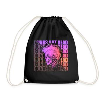 Punk Rock Pogo Anarchie Punks Punk Rocker Punk - Turnbeutel - Schwarz - Vorne