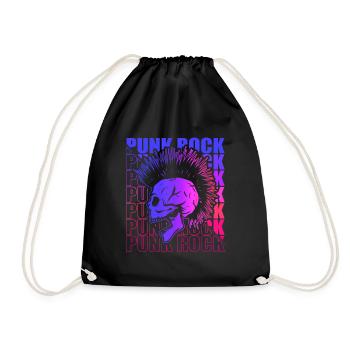 Punk Rock Pogo Anarchie Punks Punk Rocker Punk - Turnbeutel - Schwarz - Vorne