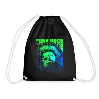Punk Rock Pogo Anarchie Punks Punk Rocker Punk - Turnbeutel - Schwarz - Vorne