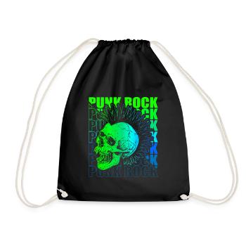 Punk Rock Pogo Anarchie Punks Punk Rocker Punk - Turnbeutel - Schwarz - Vorne