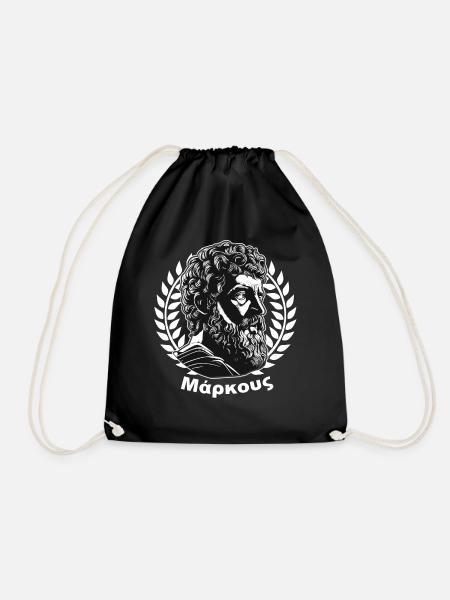 Marc Aurèle Grec Stoïcien Philosophe Stoïcisme - Sac de sport léger - noir