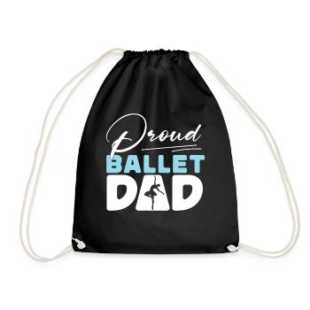Ballet Danseuse Danse Ballerine - Sac de sport léger - noir - Devant