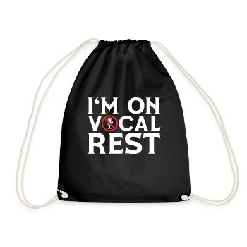 Musical Theatre I'm On Vocal Best Drama Broadway - Turnbeutel - Schwarz - Vorne