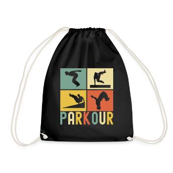 Parkour Freerunning - Sac de sport léger - noir - Devant