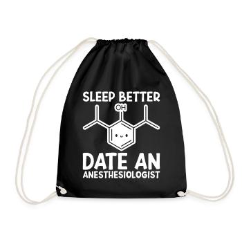 Anesthésiologie Anesthésiste Anesthésiste - Sac de sport léger - noir - Devant