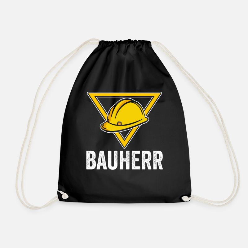 Bauherr - Turnbeutel - Schwarz