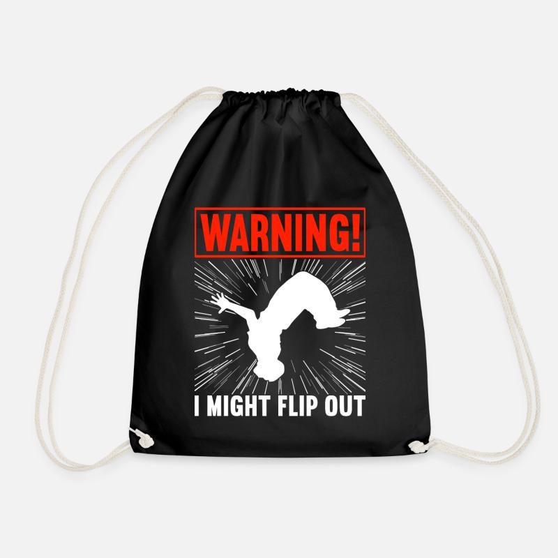 Parkour Freerunning - Turnbeutel - Schwarz