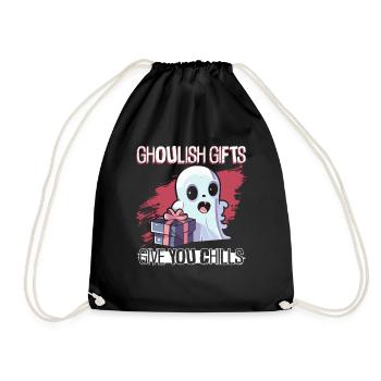Scary gifts give you goose bumps - Goth - Drawstring Bag - black - Front