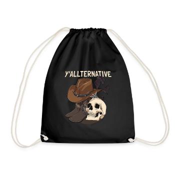Gothique Y’allternative Graphic Western - Sac de sport léger - noir - Devant