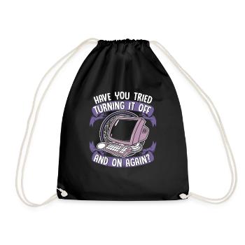 Tried Turning It Off And On Again IT Operations - Drawstring Bag - black - Front