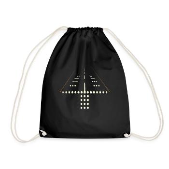 Accessoires d’avion - Sac de sport léger - noir - Devant