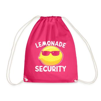 Limonaden-Stand - Turnbeutel - Fuchsia - Vorne