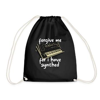 Pardonne-moi Père car j’ai synthétisé - Sac de sport léger - noir - Devant