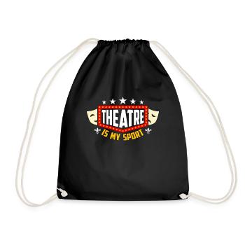 Musical Theatre Is My Sport Broadway Theatre Actor - Turnbeutel - Schwarz - Vorne