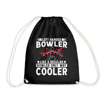 Bowler gaucher comme un refroidisseur Bowler normal - Sac de sport léger - noir - Devant