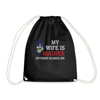 Rien ne me fait peur Mainer Wife Maine - Sac de sport léger - noir - Devant