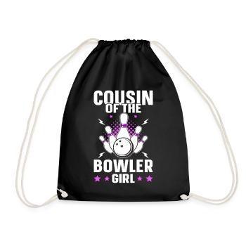 Cousin de la Bowler Girl - Sac de sport léger - noir - Devant