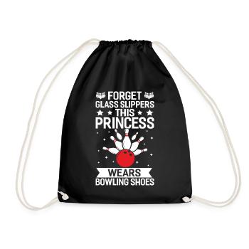 Forget glass slippers these Princess - Turnbeutel - Schwarz - Vorne