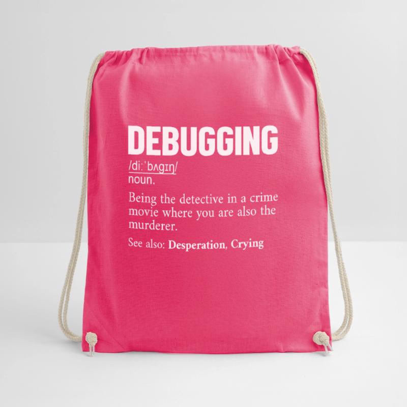 Debugging Definition Developer Coder Programmierer Turnbeutel