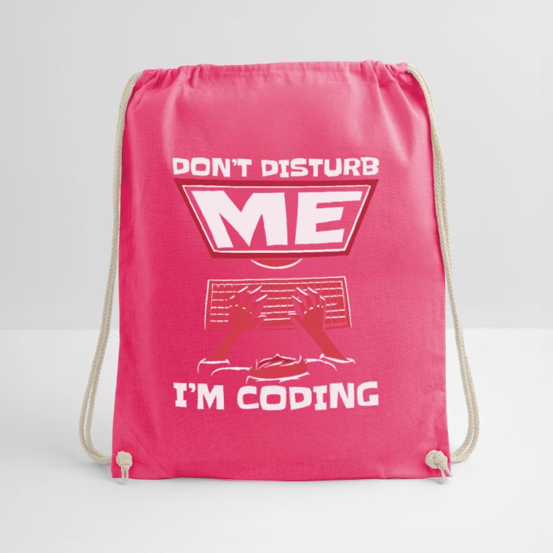 Don't Disturb Me I'm Coding Developer Coder Turnbeutel