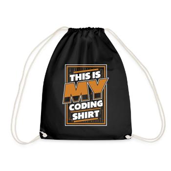 Ceci est mon codeur de développeur de vêtements de codage - Sac de sport léger - noir - Devant