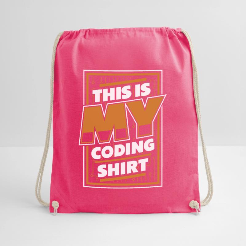 This Is My Coding Clothing Developer Coder Turnbeutel