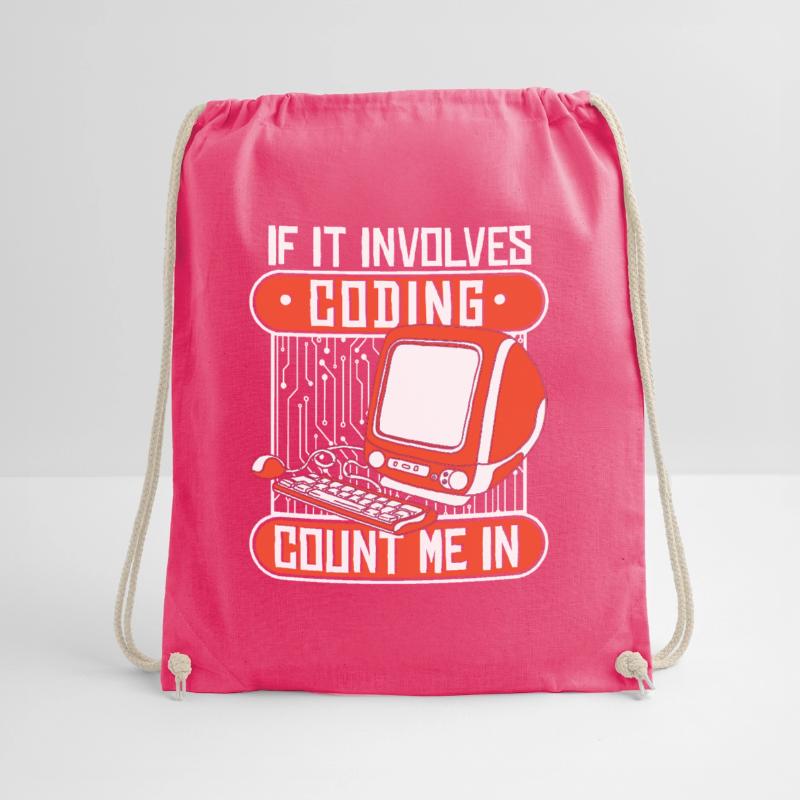 If It Involves Coding Count Me In Developer Turnbeutel