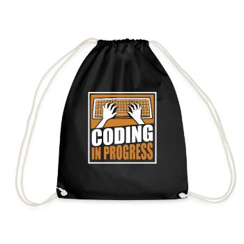 Codage en cours Ingénieur logiciel Développeur - Sac de sport léger - noir - Devant