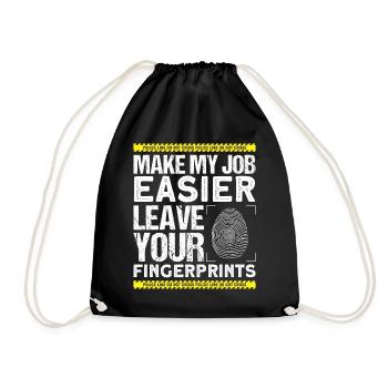 Forensic Scientist Forensic Forensic Science - Drawstring Bag - black - Front