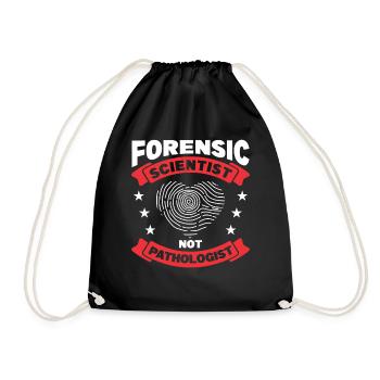 Forensic Scientist Forensic Forensic Science - Drawstring Bag - black - Front