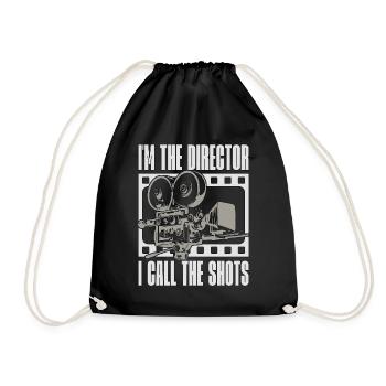 Film Director I'm The Director I Call Video Editor - Drawstring Bag - black - Front