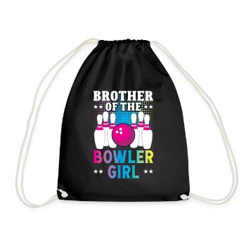 Brother of the Bowler Girl - Turnbeutel - Schwarz - Vorne