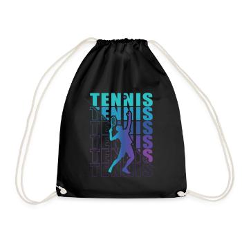 Vêtements pour joueurs de tennis Tennis Femmes Filles - Sac de sport léger - noir - Devant