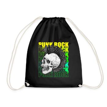 Punk Rock Pogo Anarchie Punks Punk Rocker Punk - Turnbeutel - Schwarz - Vorne