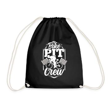 Bicycle pit crew Cyclists Cyclists Bicycle races - Drawstring Bag - black - Front