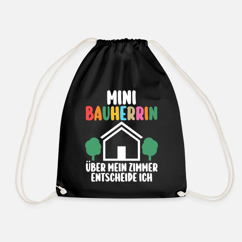 Bauherrin - Turnbeutel - Schwarz