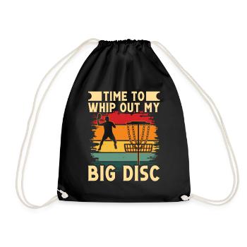 Conception du lecteur Big Disc - Sac de sport léger - noir - Devant