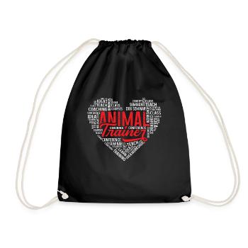 Dresseur d’animaux Vétérinaire cardiaque Dresseurs d’animaux - Sac de sport léger - noir - Devant