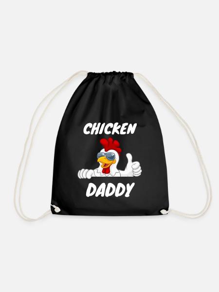 Chicken Daddy - Turnbeutel - Schwarz
