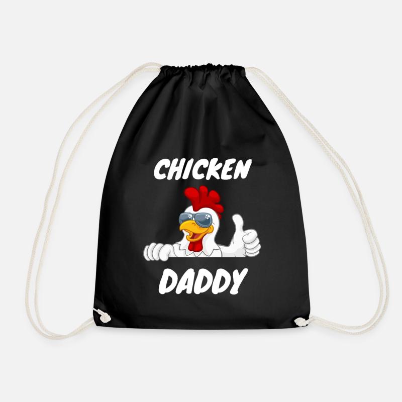 Chicken Daddy - Turnbeutel - Schwarz