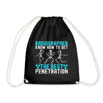 Radiologue Radiologue - Sac de sport léger - noir - Devant