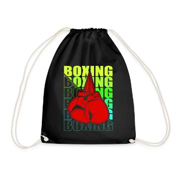Boxen Arts Martiaux Boxe Box Club Boxeur - Sac de sport léger - noir - Devant