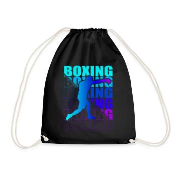 Boxen Arts Martiaux Boxe Box Club Boxeur - Sac de sport léger - noir - Devant