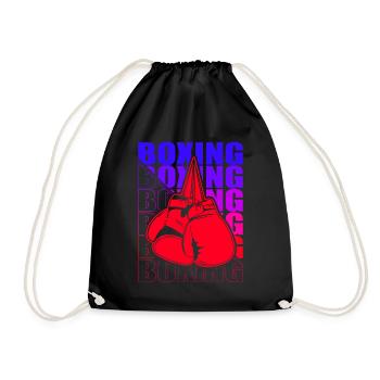 Boxen Arts Martiaux Boxe Box Club Boxeur - Sac de sport léger - noir - Devant