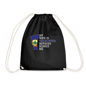 Rien ne me fait peur Vermont femme Vermont - Sac de sport léger - noir - Devant