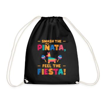 Cinco De Mayo Fête mexicaine de la Piñata Fiesta - Sac de sport léger - noir - Devant